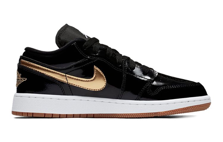 (GS) Air Jordan 1 Low 'Metallic Gold' 554723-032 - Image 2