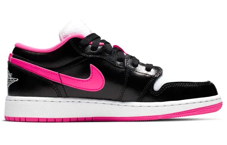 (GS) Air Jordan 1 Low 'Black Hyper Pink' 554723-061 - Image 2