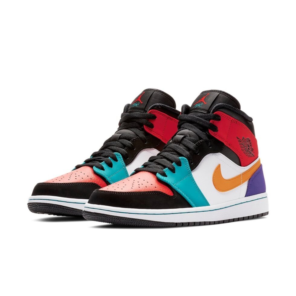 Air Jordan 1 Mid 'Multi-Color' 554724-125 - Image 3