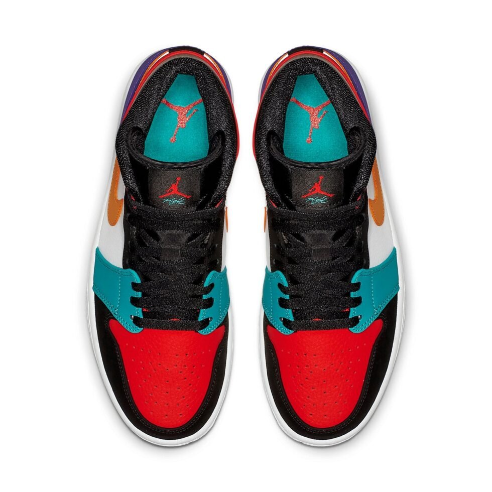 Air Jordan 1 Mid 'Multi-Color' 554724-125 - Image 4