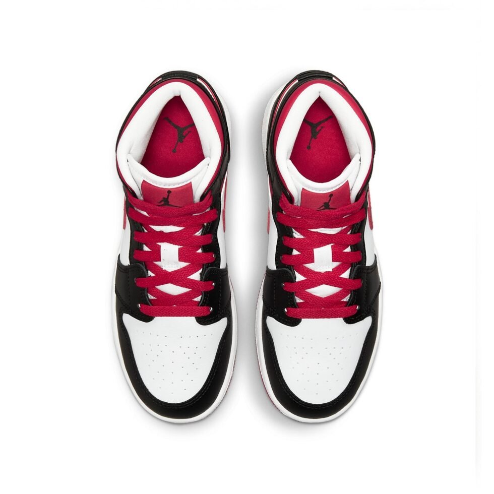 (GS) Air Jordan 1 Mid 'White Very Berry' 554725-016 - Image 4