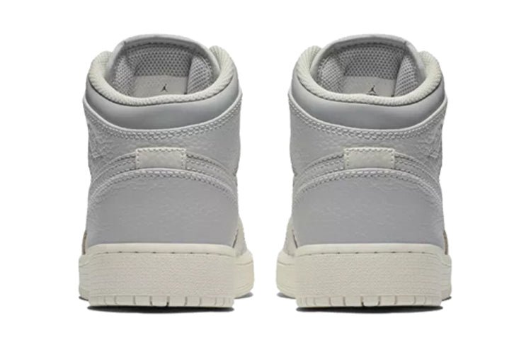 (GS) Air Jordan 1 Mid 'Light Bone' 554725-053 - Image 3
