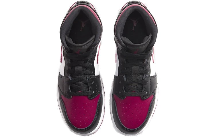 (GS) Air Jordan 1 Mid 'Noble Red' 554725-066 - Image 4