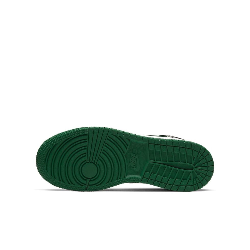 (GS) Air Jordan 1 Mid 'Black Pine Green' 554725-067 - Image 6