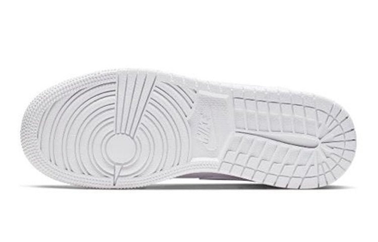 (GS) Air Jordan 1 Mid 'Triple White' 554725-129 - Image 5