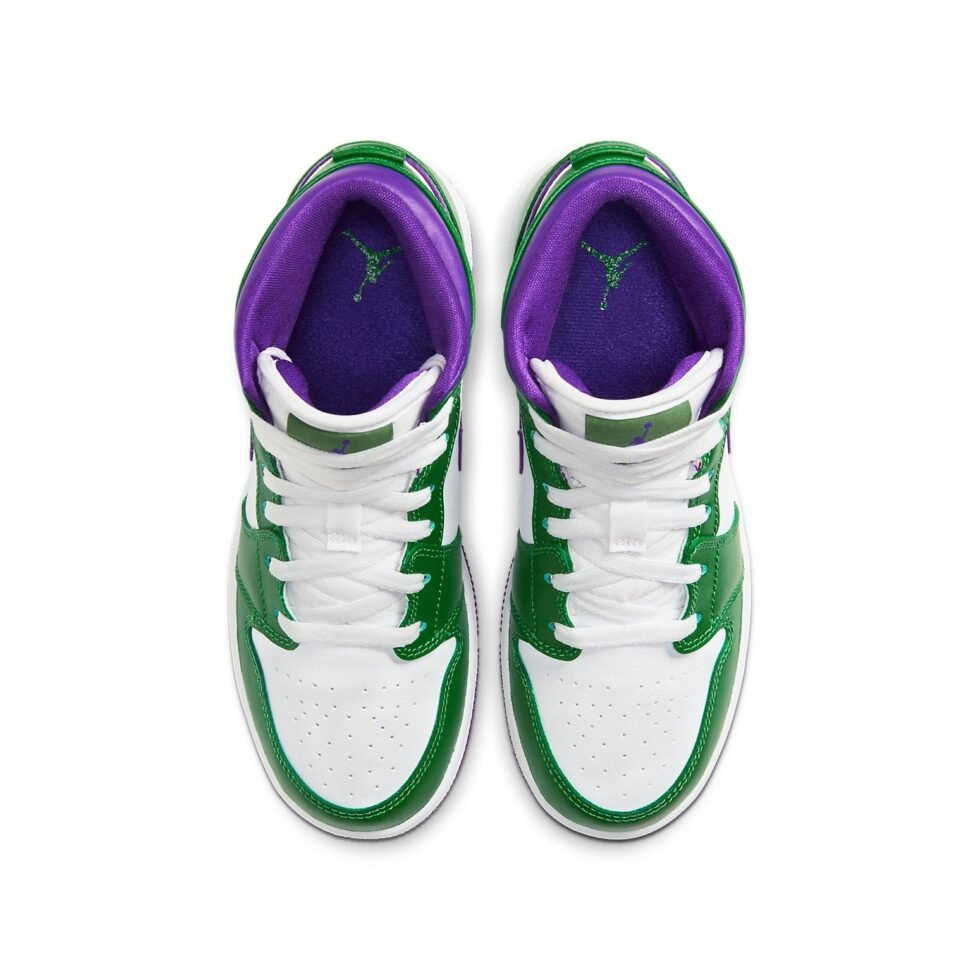 (GS) Air Jordan 1 Mid 'Hulk' 554725-300 - Image 4