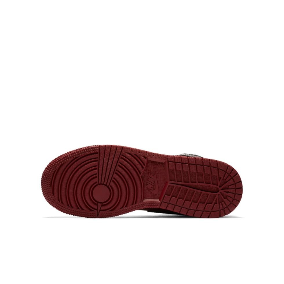 (GS) Air Jordan 1 Retro Mid 'Team Red Black' 554725-601 - Image 6
