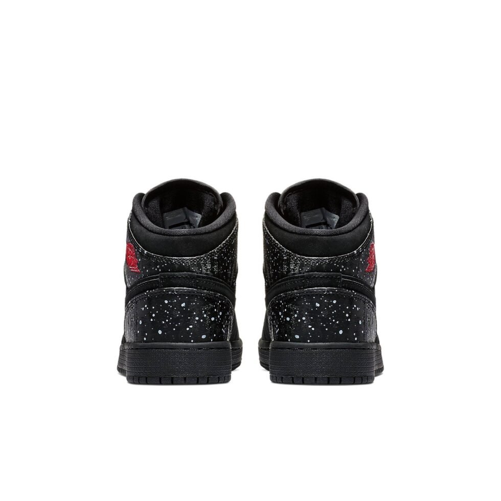 (GS) Air Jordan 1 Mid 'Black Rush Pink' 555112-001 - Image 5
