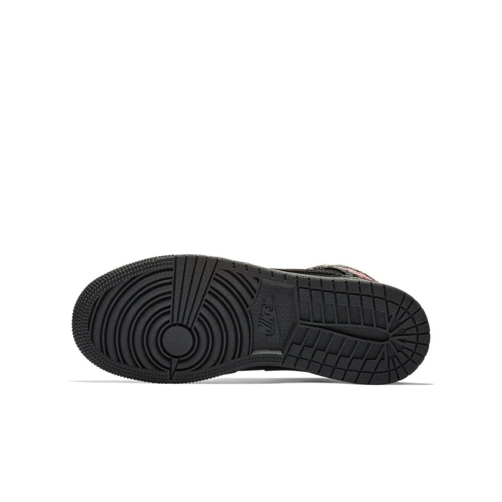 (GS) Air Jordan 1 Mid 'Black Rush Pink' 555112-001 - Image 6