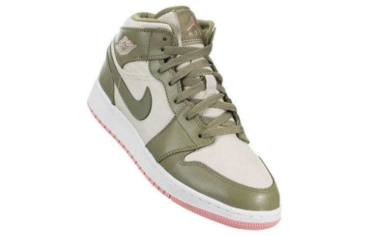 (GS) Air Jordan 1 Mid 'Bleached Coral' 555112-225 - Image 2