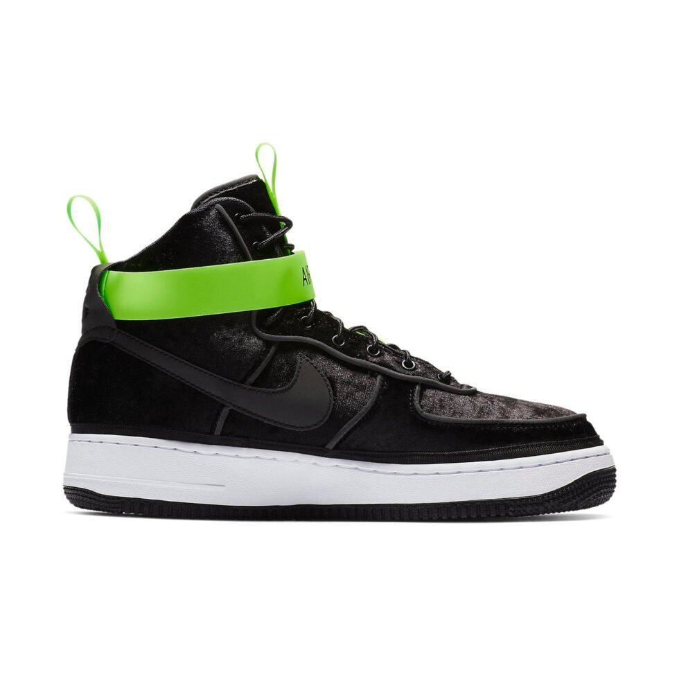 Nike x Magic Stick Air Force 1 High 'Black Velour' 573967-003 - Image 6