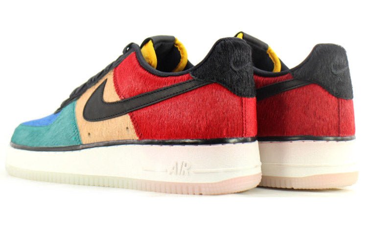 (WMNS) Nike Air Force 1 '07 Premium 'Red Blue Black' 616725-400 - Image 4