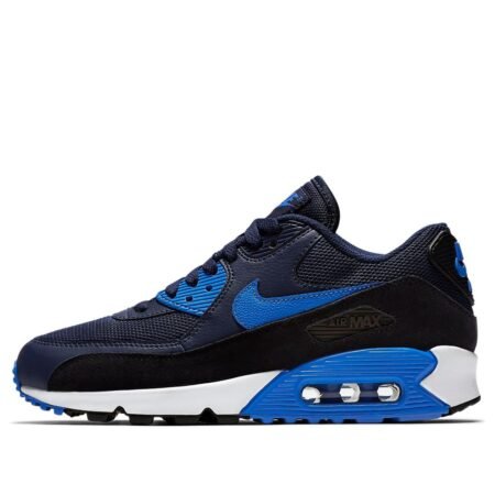 (WMNS) Nike Air Max 90 'Black Blue' 616730-401