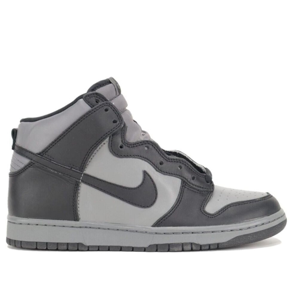 Nike Dunk High 'Grey Dark Navy' 630335-002 - Image 2