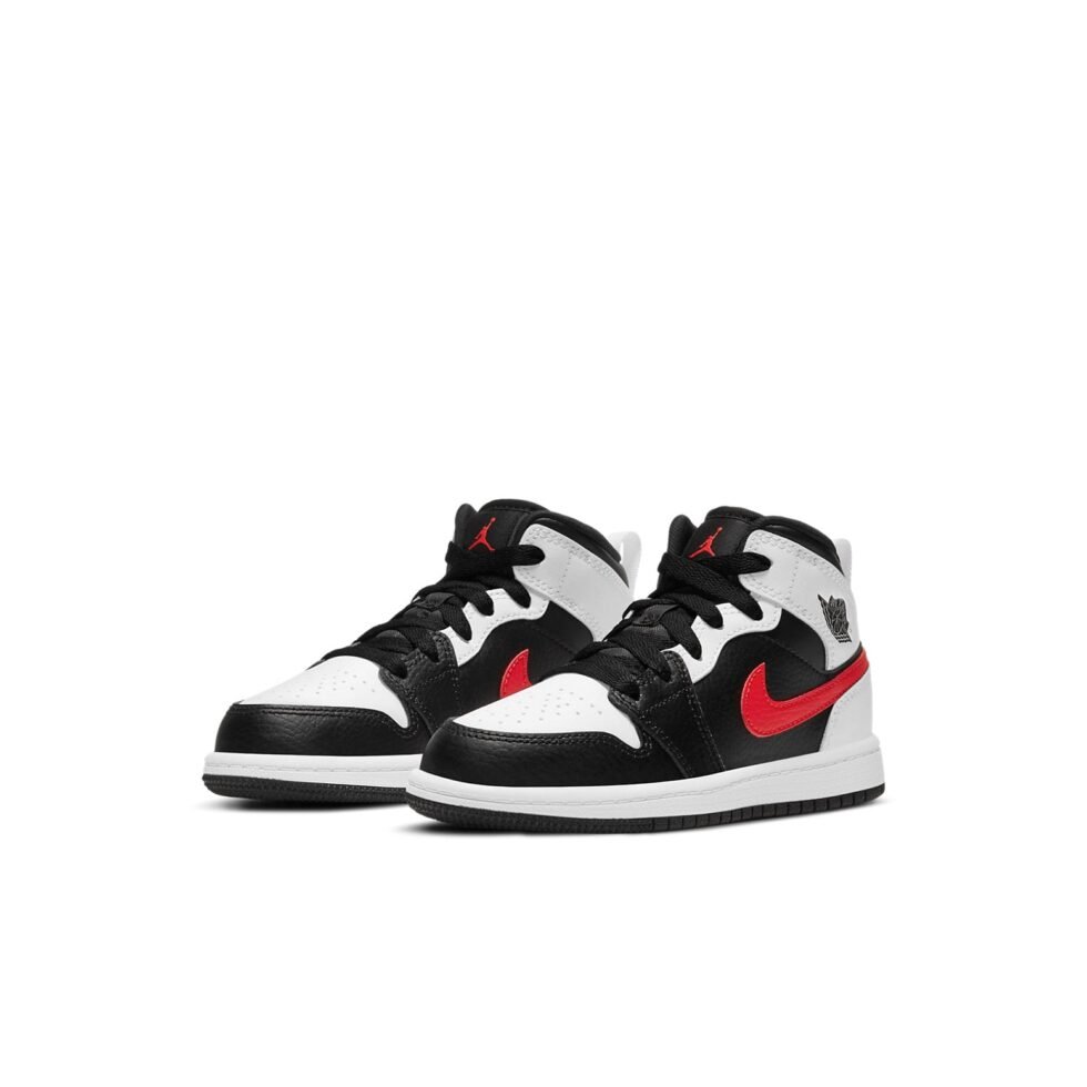 (PS) Air Jordan 1 Mid 'Chile Red' 640734-075 - Image 3