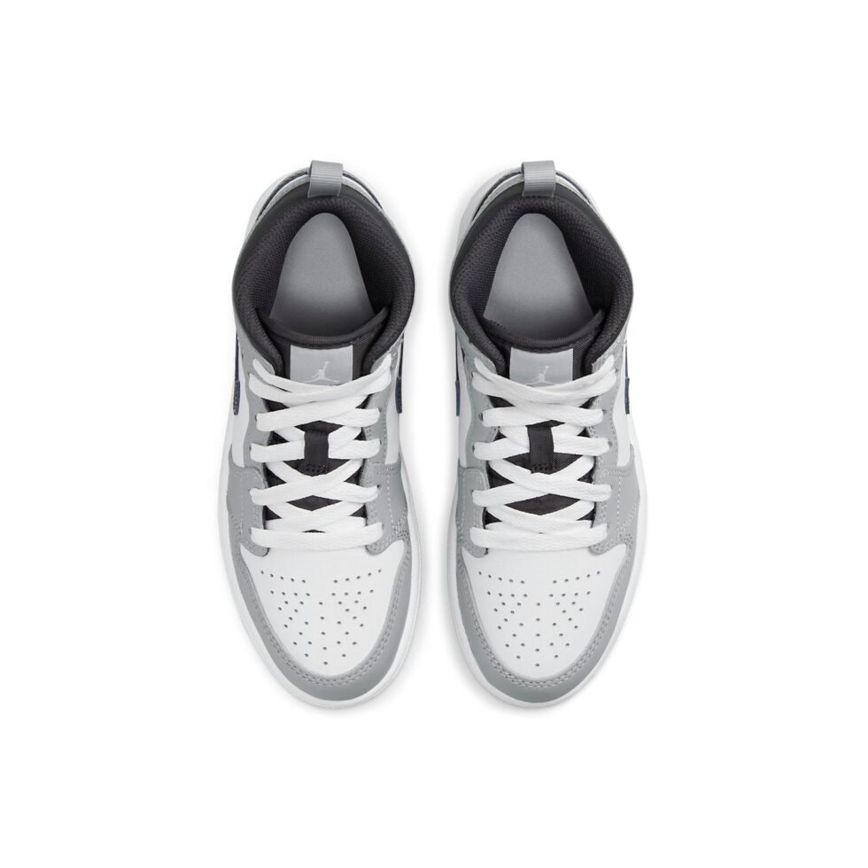 (PS) Air Jordan 1 Mid 'Light Smoke Grey 2022' 640734-078 - Image 4