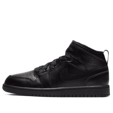 (PS) Air Jordan 1 Mid 'Black' 640734-090