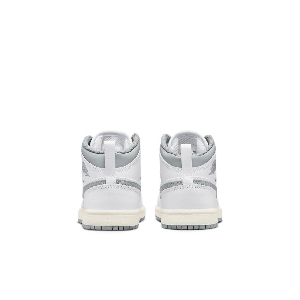 (PS) Air Jordan 1 Mid 'Neutral Grey' 640734-135 - Image 5