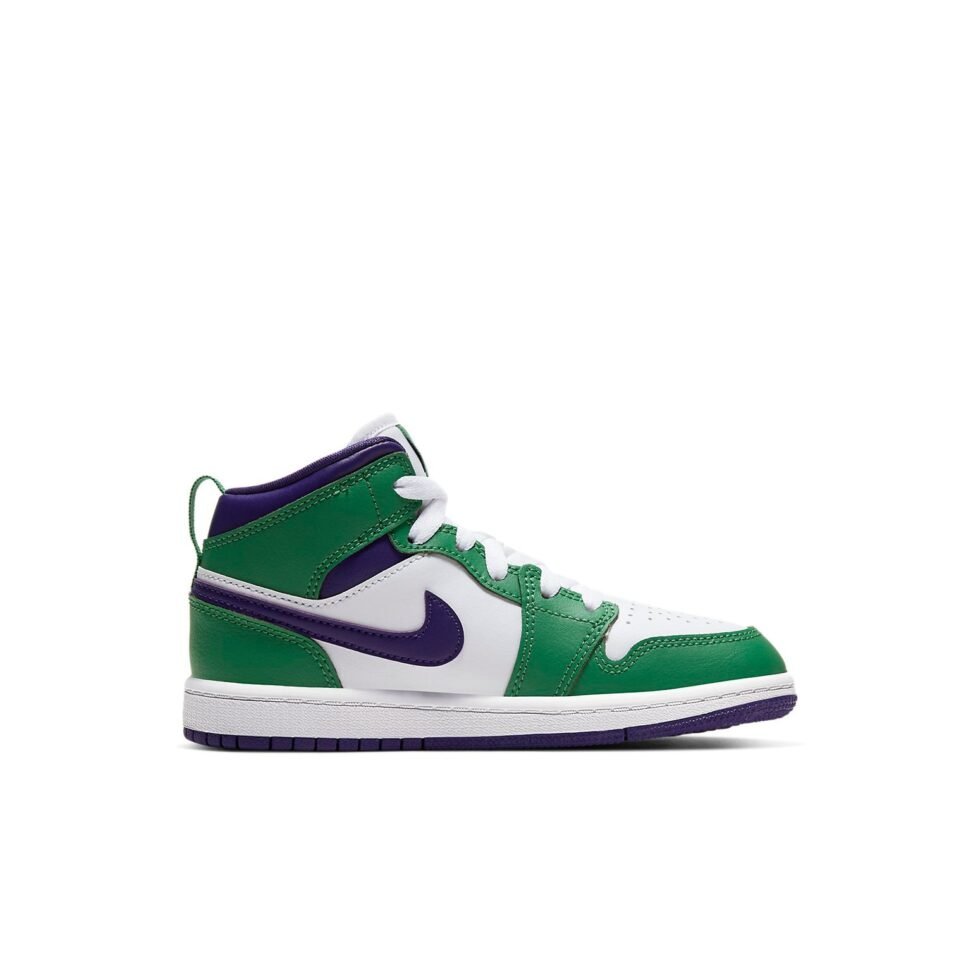 (PS) Air Jordan 1 Mid 'Hulk' 640734-300 - Image 2