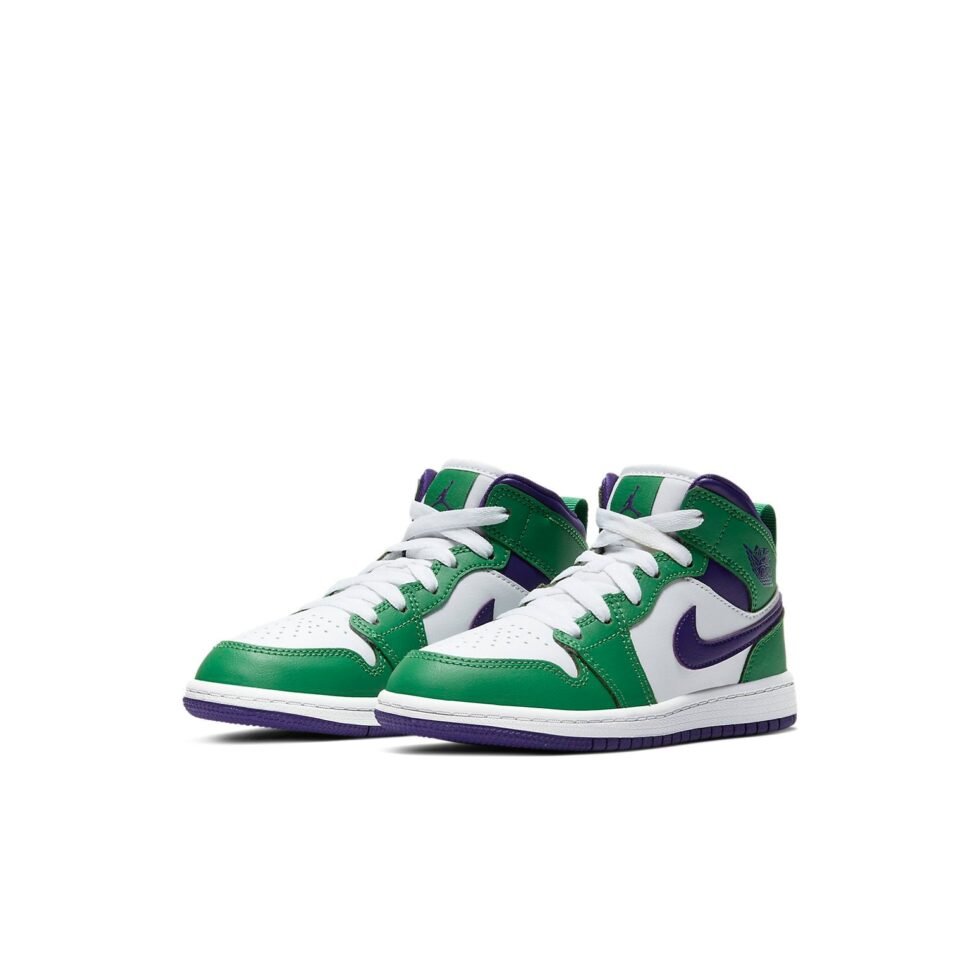 (PS) Air Jordan 1 Mid 'Hulk' 640734-300 - Image 3