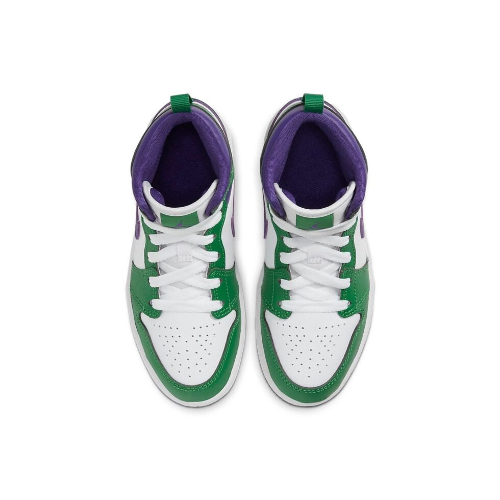 (PS) Air Jordan 1 Mid 'Hulk' 640734-300 - Image 4