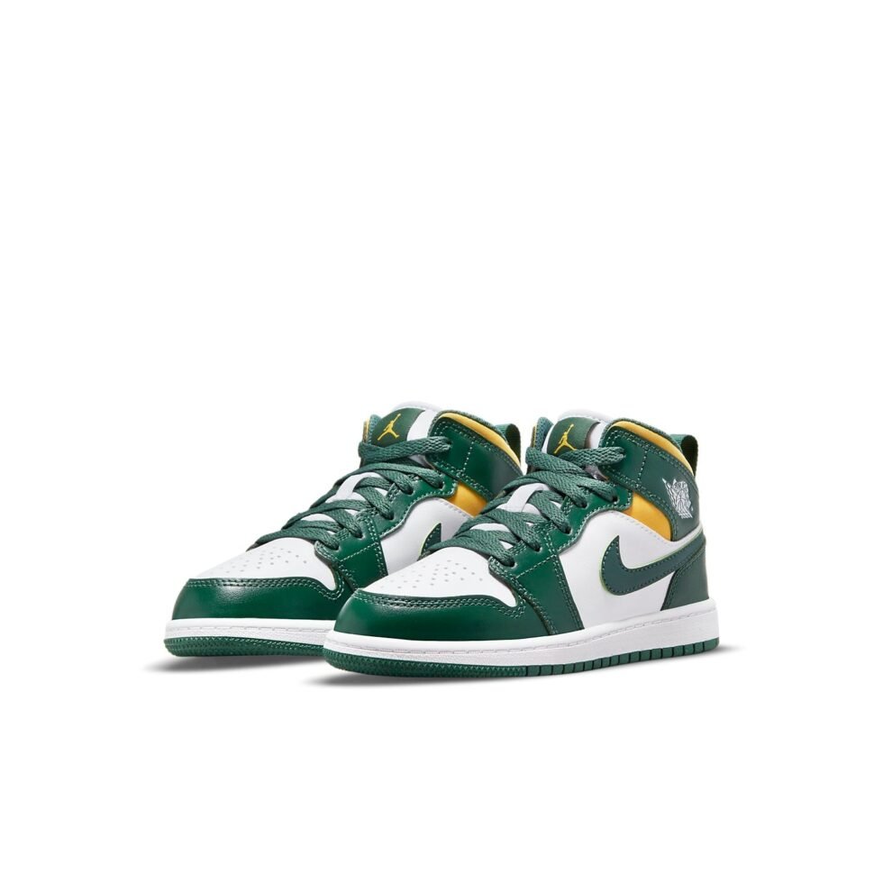 (PS) Air Jordan 1 Mid 'Sonics' 640734-371 - Image 3