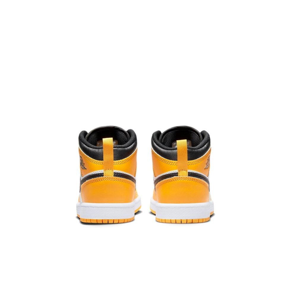 (PS) Air Jordan 1 Mid 'Reverse Yellow Toe' 640734-701 - Image 5
