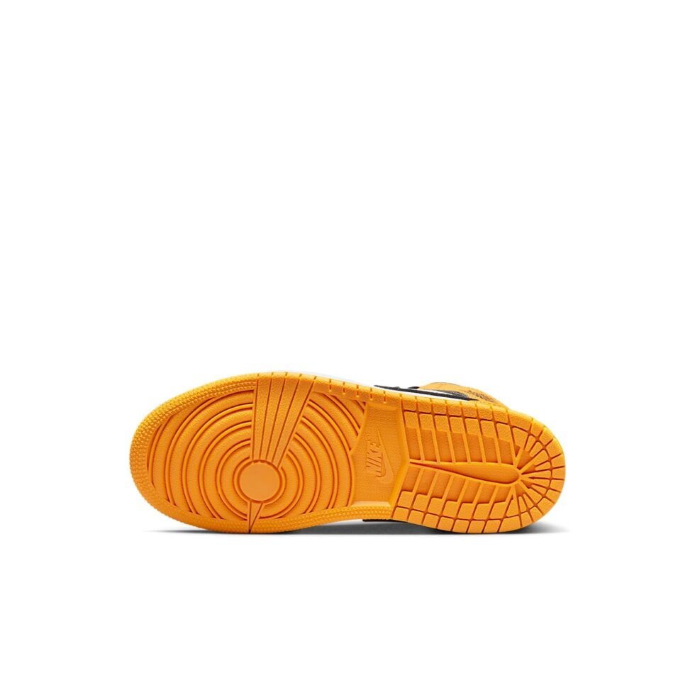 (PS) Air Jordan 1 Mid 'Reverse Yellow Toe' 640734-701 - Image 6