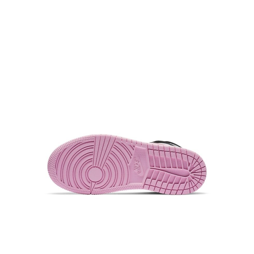 (PS) Air Jordan 1 Mid 'White Light Arctic Pink' 640737-103 - Image 6