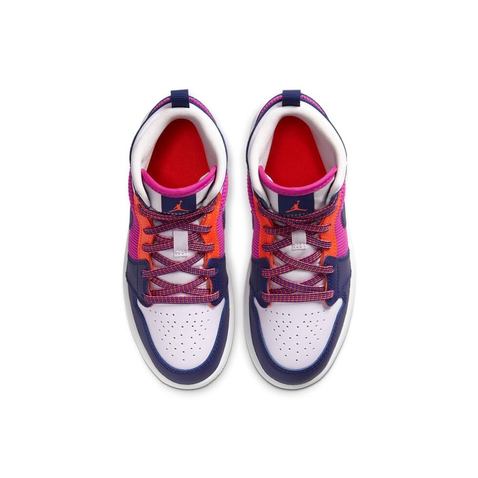 (PS) Air Jordan 1 Mid 'Fire Pink' 640737-602 - Image 3