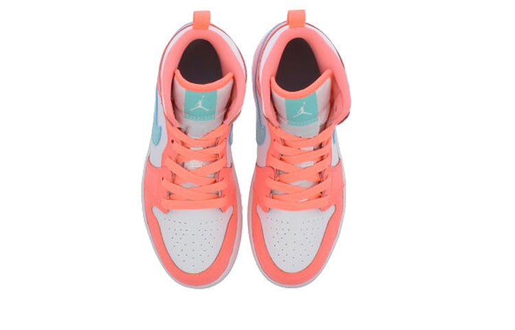 (PS) Air Jordan 1 Mid 'Blue Pink' 640737-814 - Image 3