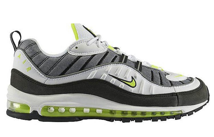 Nike Air Max 98 'Cool Grey Volt' 640744-002 - Image 2