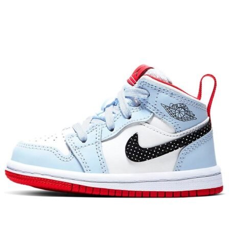 (TD) Air Jordan 1 Mid 'Half Blue' 644507-400