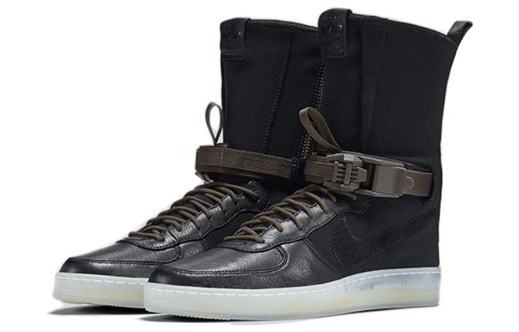Nike x Acronym Air Force Downtown 1 Hi SP 'Black Olive' 649941-003 - Image 2