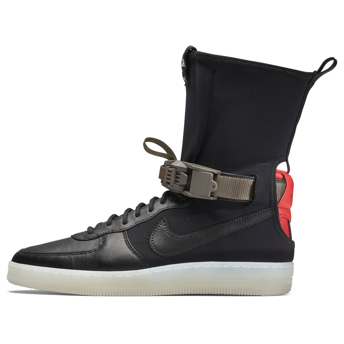 Nike x Acronym Air Force Downtown 1 Hi SP 'Black Crimson' 649941-006