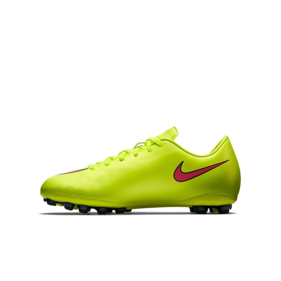 (GS) Nike JR 5 AG Artificial Grass 'Green Red' 651637-760 - Image 2