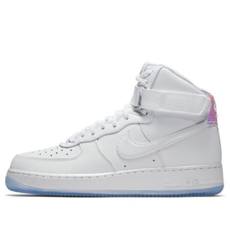 (WMNS) Nike Air Force 1 High Premium 'White Ice Blue' 654440-105