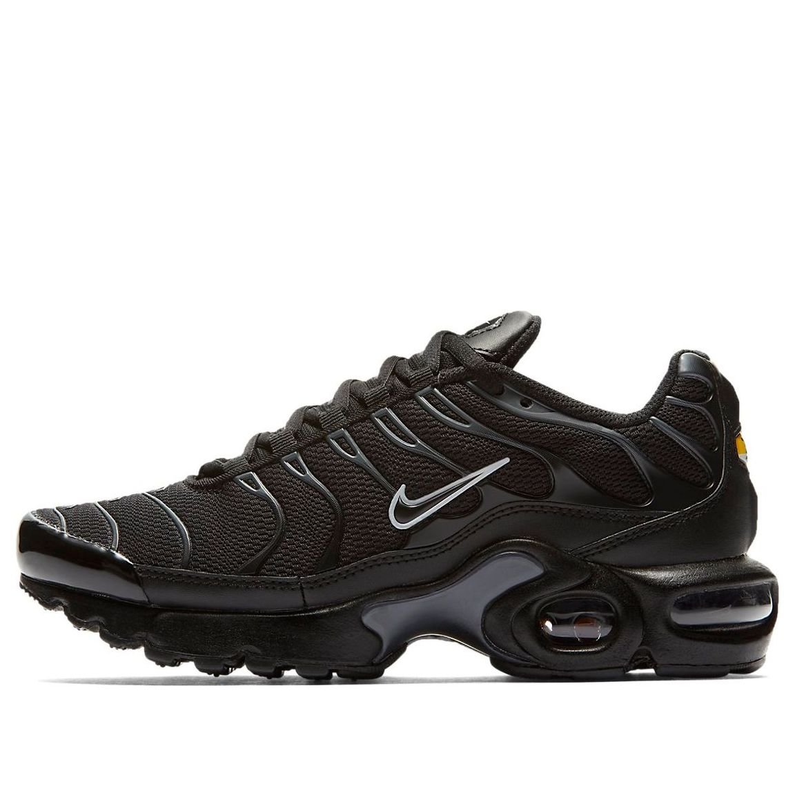(GS) Nike Air Max Plus 'Black Pure Platinum' 655020-053