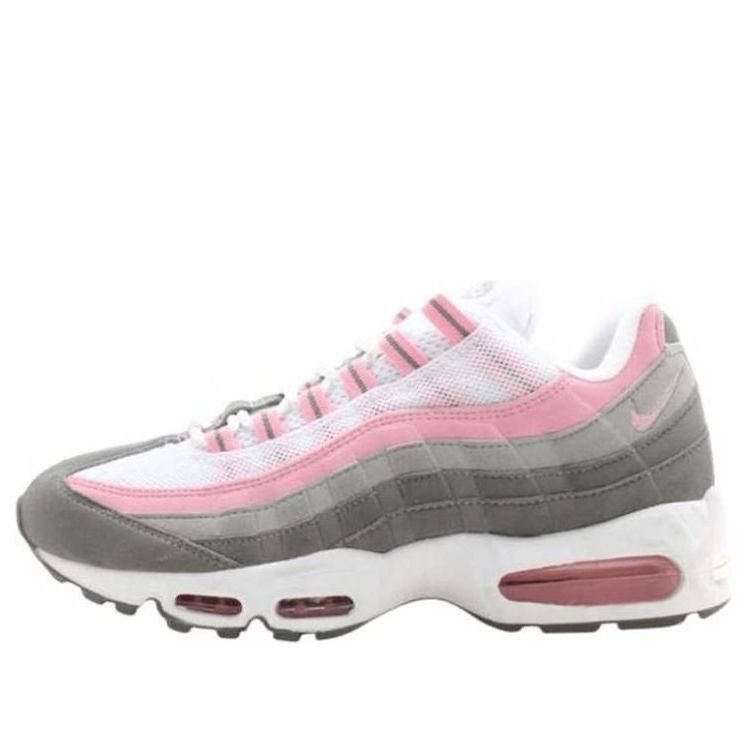 (WMNS) Nike Air Max 95 'White Real Pink Grey' 698014-161