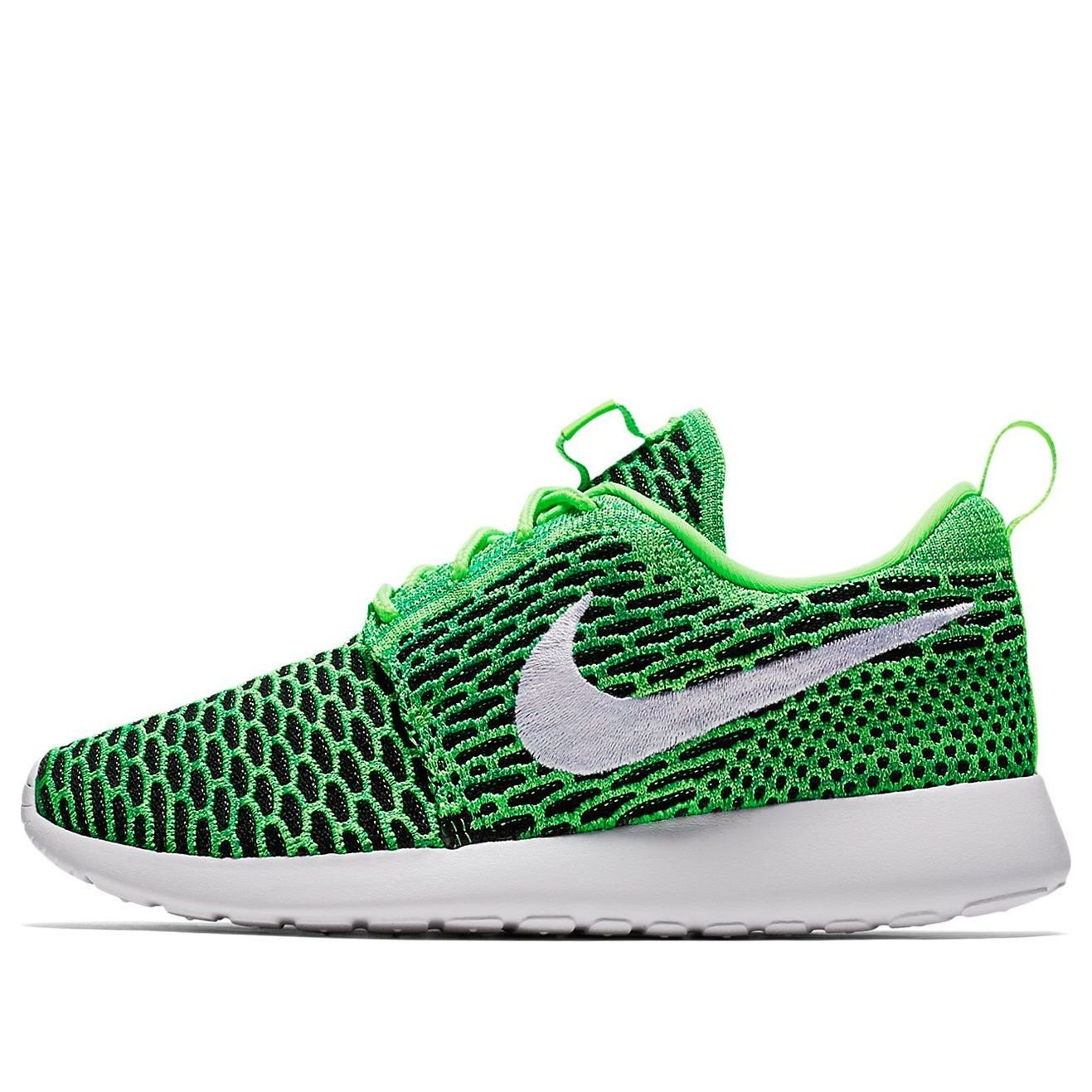 (WMNS) Nike Roshe One Flyknit 'Voltage Green' 704927-305