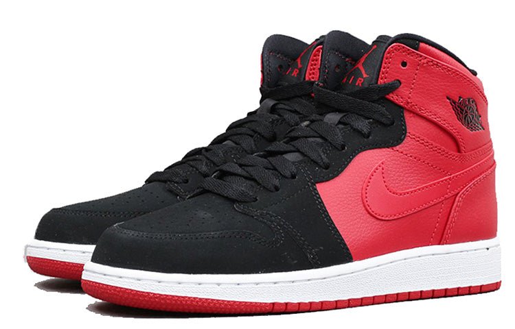 (GS) Air Jordan 1 Retro High 'Red Black' 705300-605 - Image 3