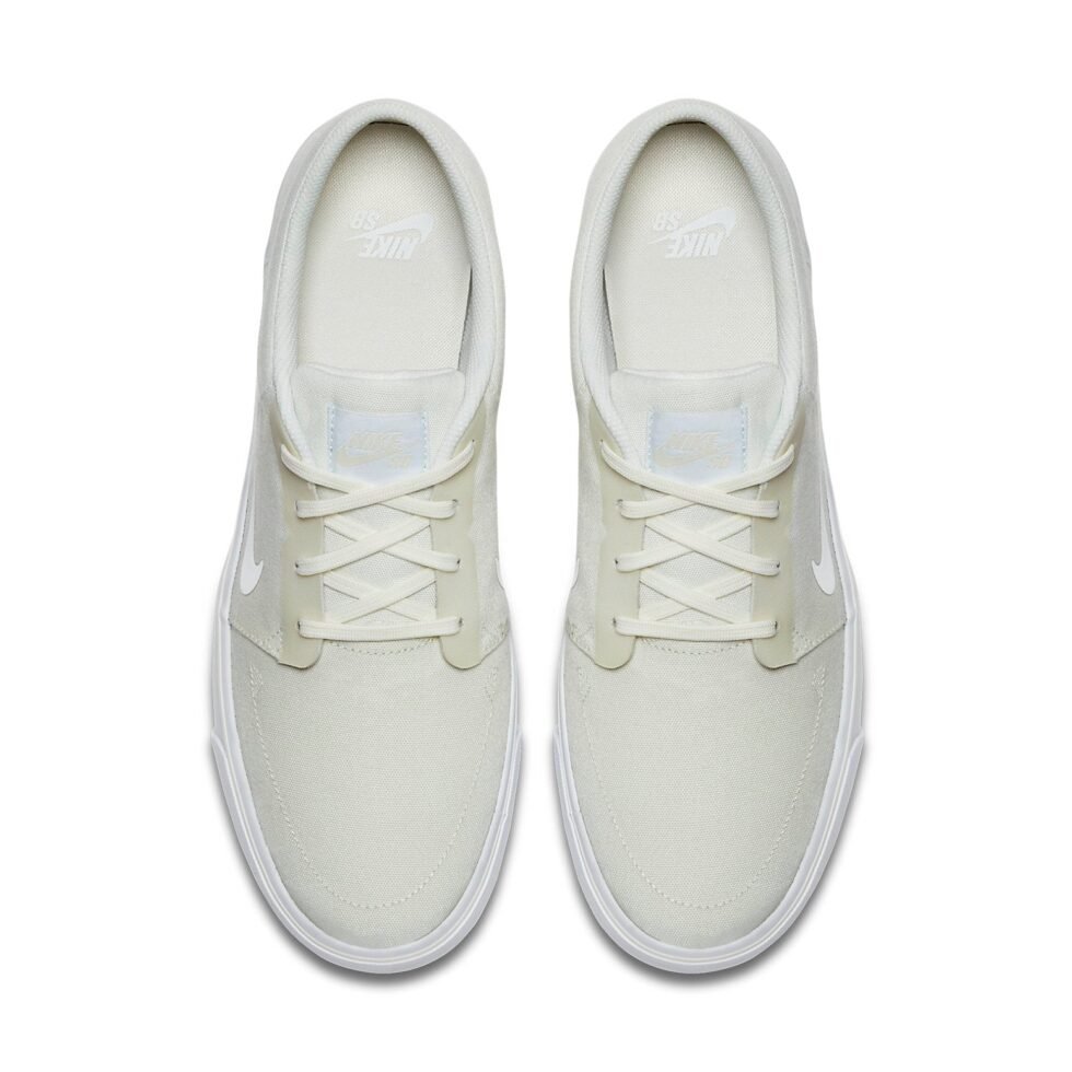 Nike Portmore Canvas SB 'White' 723874-111 - Image 4