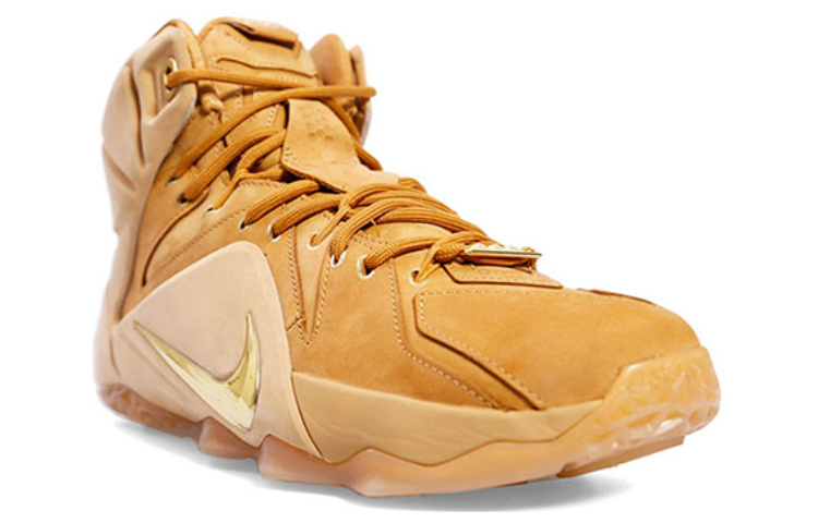 Nike LeBron 12 EXT 'Wheat' 744287-700 - Image 3