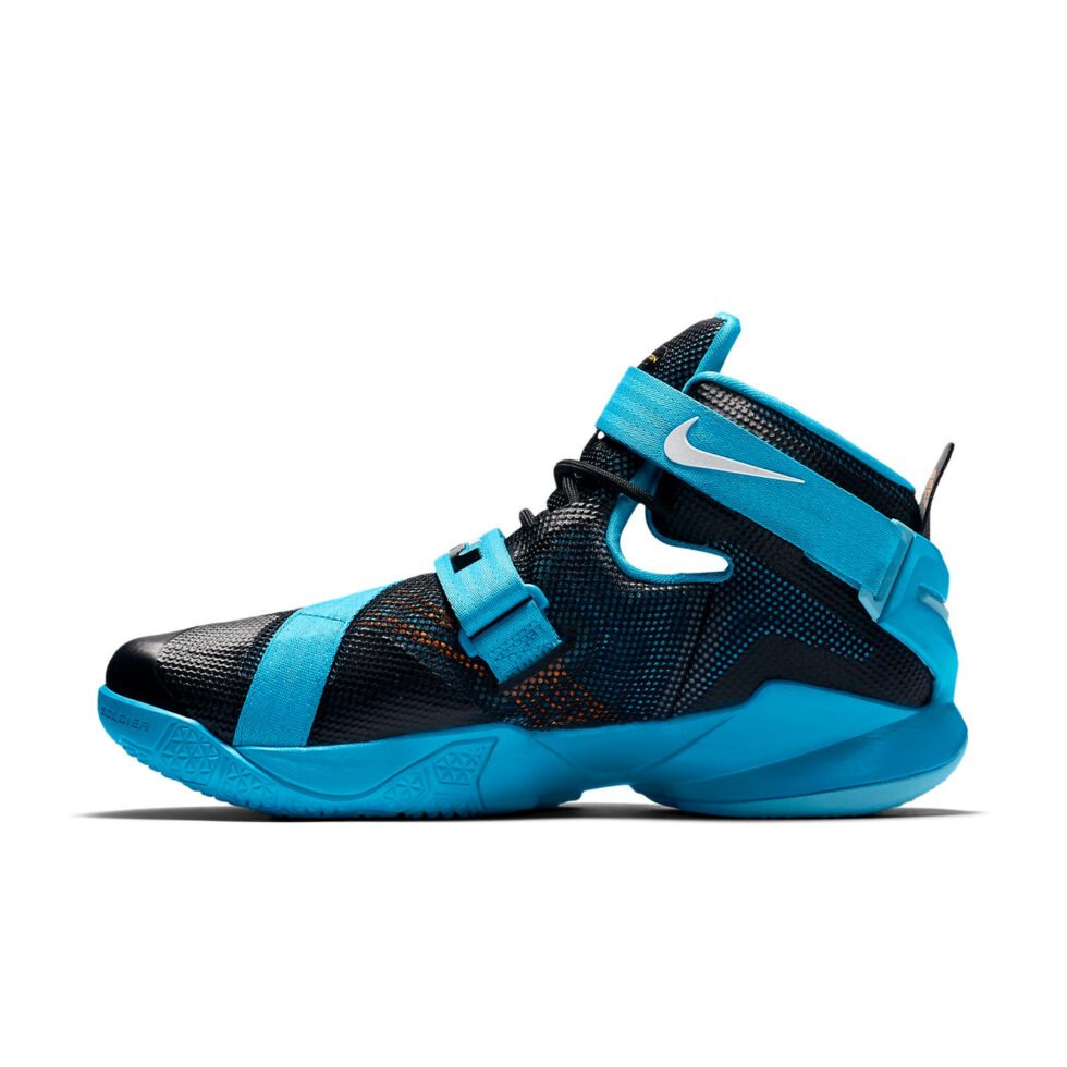 Nike LeBron Soldier 9 'Black Lagoon' 749417-014 - Image 2