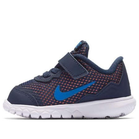 (TD) Nike Flex Experience 4 Low-Top Running Shoes Blue/Orange 749810-400