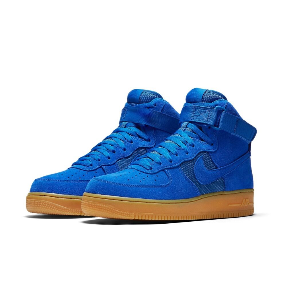 Nike Air Force 1 High 07 LV8 'Hyper Cobalt' 806403-400 - Image 3
