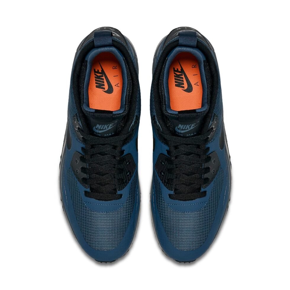 Nike Air Max 90 Mid Winter 'Squadron Blue Black' 806808-400 - Image 3