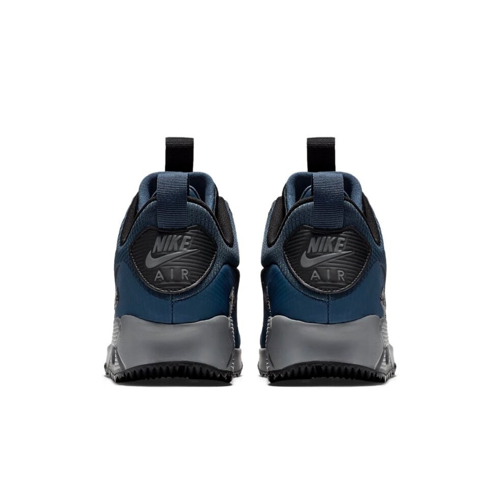 Nike Air Max 90 Mid Winter 'Squadron Blue Black' 806808-400 - Image 4