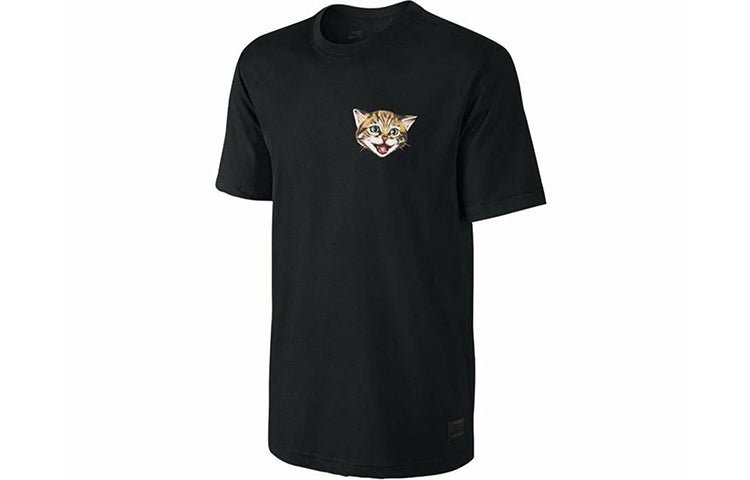 Nike SB Cat Scratch Casual Sports Breathable Short Sleeve Black 816369-010 - Image 2