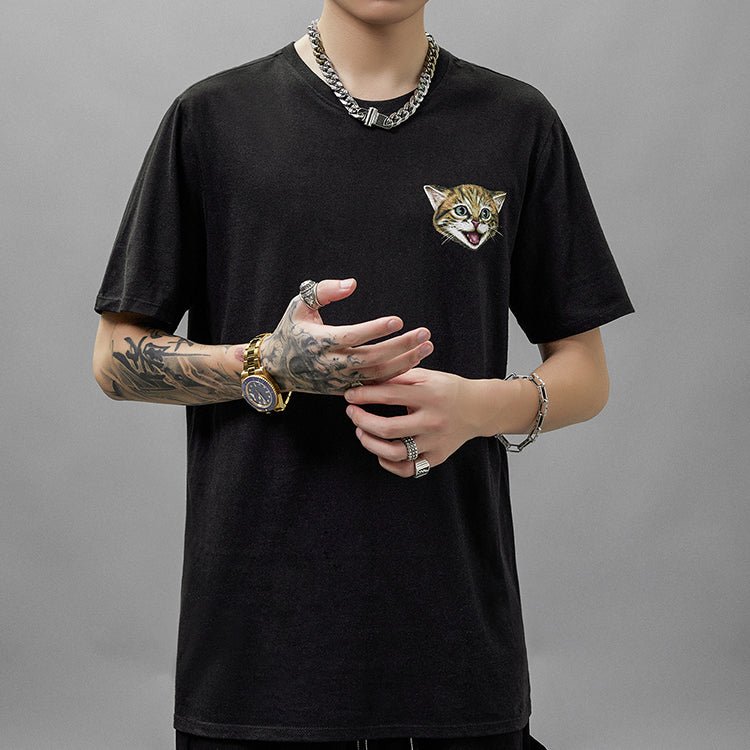Nike SB Cat Scratch Casual Sports Breathable Short Sleeve Black 816369-010 - Image 5